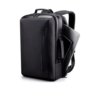 Rucsac laptop 15.6" smart business, impermeabil, cu port de incarcare USB, KINGSONS, 29x18x45.5 cm, Negru - Img 4