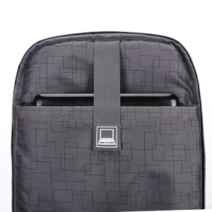 Rucsac laptop 15.6", smart business, impermeabil, cu port de incarcare USB si jack audio, GETICS, 43x30x16 cm, Negru - Img 4