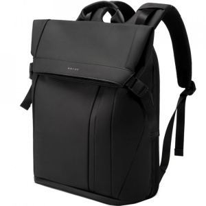 Rucsac laptop 15.6", smart casual, design pelerin unisex, impermeabil, BANGE, 44x30x17 cm, Negru