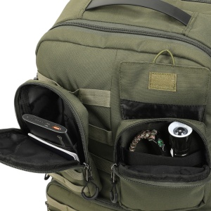 Rucsac pentru calatorii versatil de 28 L, impermeabil, compartiment pentru laptop 17.3", Tigernu, 34x22x49 cm, Verde - Img 3