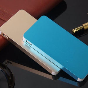 Baterie externa, Escalate, 2xUSB, Metalica, Universala, 10.000 mAh, G1 - Img 5