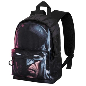 Rucsac cu licenta oficiala DC Comics, ergonomic, impermeabil, Batman, pentru prescolari 25x15x35 cm, Negru