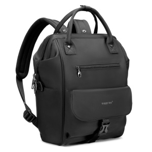 Rucsac dama 14", multifunctional, impermeabil cu buzunar antifurt, Tigernu, 25x16x38 cm, Negru - Img 2