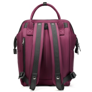 Rucsac dama 14", multifunctional, impermeabil cu buzunar antifurt, Tigernu, 25x16x38 cm, Violet - Img 6