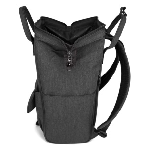 Rucsac dama 14", multifunctional, impermeabil cu buzunar antifurt, Tigernu, 25x16x38 cm, Negru oxford - Img 3
