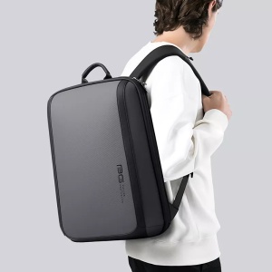 Rucsac laptop 14", smart busines minimalist, BANGE, 30x14.5x43.5 cm, Gri - Img 8