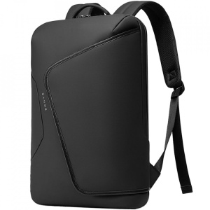 Rucsac laptop 15.6" business, impermeabil cu design plic, Bange, 30.5x18x46 cm, Negru