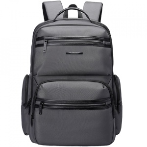 Rucsac laptop 15.6", business, impermeabil cu port USB, BANGE, 46x33x19 cm, Gri - Img 2