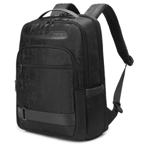 Rucsac laptop 15.6", casual business cu aspect retro, impermeabil, cu buzunar antifurt, Tigernu, 30x20x44 cm, Negru