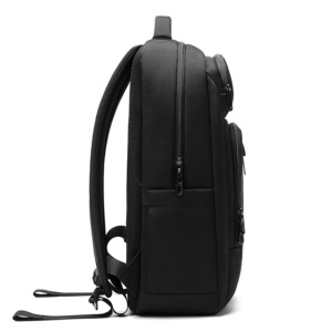 Rucsac laptop 15.6", casual, compact, impermeabil, GETICS, 43x14x28 cm, Negru - Img 6