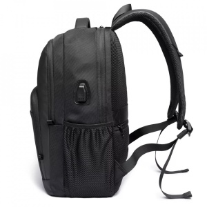 Rucsac laptop 15.6", multifunctional, impermeabil, cu port de incarcare USB, BANGE, 45x32x15 cm, Negru - Img 6