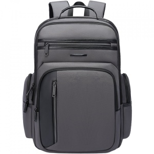 Rucsac laptop 15.6", smart business, impermeabil, cu port USB, BANGE, 46x33x19 cm, Gri - Img 2