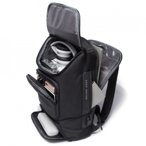 Rucsac laptop 15.6", sport, impermeabil, cu port de incarcare USB, BANGE, Negru - Img 2