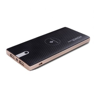 Baterie externa, Escalate, Slim, 2XUSB, Qi Wireless Charger, Universal, 8.000 mAh, G1 - Img 6