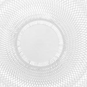 Cos pentru fructe cu pereti dubli din plasa metalica, Escalate, 13,5 x 27cm, Alb - Img 4