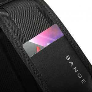 Geanta de mana, de umar sau de piept, business casual, Bange, 36x21x9.5 cm, Neagra - Img 6