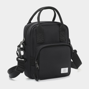 Geanta de umar, de piept sau de mana, sport casual, impermeabila, Tigernu, 16.5x7x20 cm, Neagra - Img 3