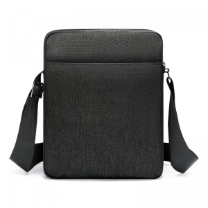 Geanta de umar sau de piept 9.7", impermeabila, Tigernu, 26x21x8 cm, Negru/Gri - Img 7