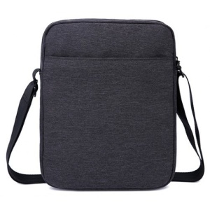 Geanta de umar sau de piept 9.7", minimalista, Tigernu, 26x21x6 cm, Gri inchis - Img 4