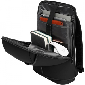 Rucsac laptop 15.6" business, impermeabil cu design plic, Bange, 30.5x18x46 cm, Negru - Img 2