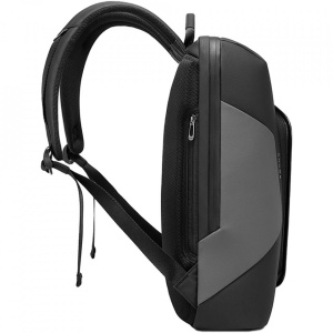 Rucsac laptop 15.6" business, impermeabil cu design plic, Bange, 30.5x18x46 cm, Negru/Gri - Img 4
