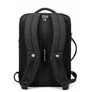 Rucsac laptop 15.6", smart business, expandabil cu deschidere 180 grade, port USB si jack audio, Arctic Hunter, 43x30x15/25 cm, Negru 652 - Img 6
