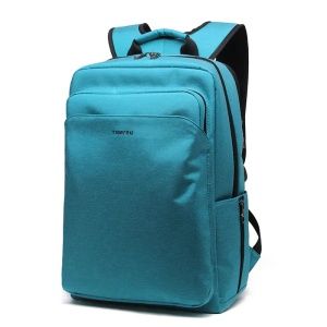 Rucsac laptop 17" casual pentru calatorii, impermeabil, cu buzunar antifurt, Tigernu, 47x30x18 cm, Albastru - Img 2