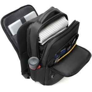 Rucsac laptop 17", smart business pentru calatorii, cu compartiment antisoc, Tigernu, 32x20x48 cm, Negru - Img 2