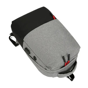 Set rucsac 15.6" casual minimalist, geanta de umar si portofel pentru adolescenti, GETICS, Negru/Gri - Img 6