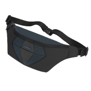 Borseta compacta, multifunctionala, impermeabila, Tigernu, 35x7x15 cm, Neagra cu gri