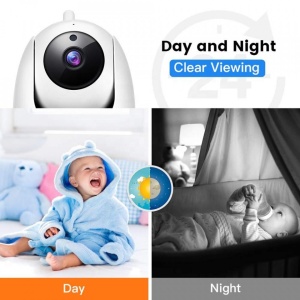 Camera inteligenta pentru supraveghere bebelusi IP WIFI, comunicare bidirectionala, fullHD 1920*1080P 2 MP, Escalate G2 - Img 2