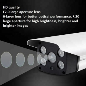 Camera supraveghere exterioara, IP WIFI, tip bullet, audio bidirectionala, 2+2 leduri cu lumina calda si rece, 1920*1080P, 2 MP, Escalate G2 - Img 6