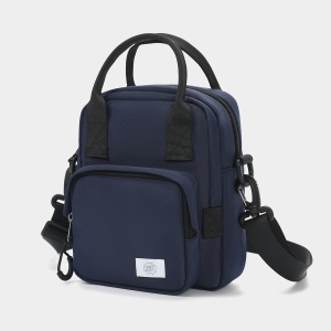 Geanta de umar, de piept sau de mana, sport casual, impermeabila, Tigernu, 16.5x7x20 cm, Albastra - Img 2