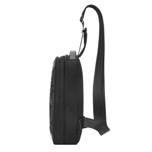 Geanta de umar, de piept sau de mana, sport casual, impermeabila, Tigernu, 19.5x8.5x28 cm, Neagra - Img 7