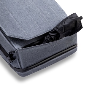 Rucsac 15.6" smart casual pentru calatorii, multifunctional cu port USB, KINCASE, 32x21x55 cm, Gri - Img 6