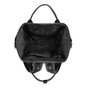 Rucsac dama 14", multifunctional, impermeabil cu buzunar antifurt, Tigernu, 25x16x38 cm, Negru oxford - Img 5
