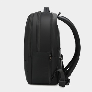 Rucsac laptop 14" smart business, impermeabil, cu orificiu pentru cabluri audio, Tigernu, 42x29x16 cm, Negru - Img 3