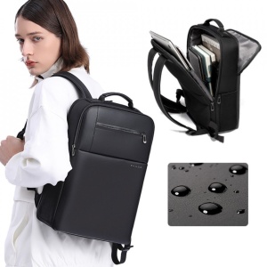 Rucsac laptop 15.6" business ingust, cu port de incarcare USB, Bange, 30x12x43 cm, Negru - Img 8