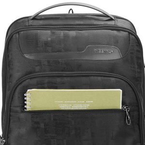 Rucsac laptop 15.6", casual business cu aspect retro, impermeabil, cu buzunar antifurt, Tigernu, 30x20x44 cm, Negru - Img 3