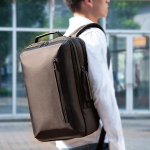 Rucsac laptop 15.6" smart business, impermeabil, cu port de incarcare USB, KINGSONS, 29x18x45.5 cm, Negru - Img 7