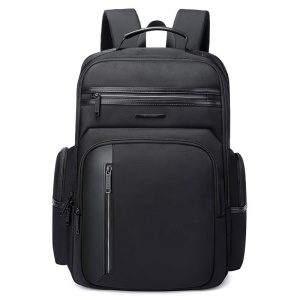 Rucsac laptop 15.6", smart business, impermeabil, cu port USB, BANGE, 46x33x19 cm, Negru - Img 2