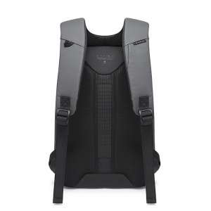 Rucsac laptop 15.6", smart, impermeabil cu sistem antifurt, port de incarcare USB, BANGE, 30x15x46 cm, Gri - Img 6