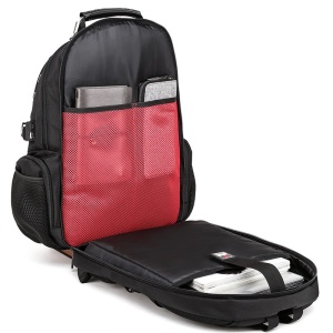 Rucsac laptop 15.6", sport, impermeabil, cu port de incarcare USB si jack audio, BANGE, Negru - Img 5