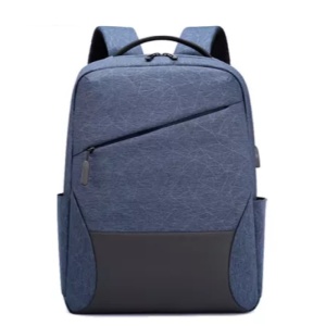 Rucsac laptop 15" smart casual impermeabil, cu port USB, GETICS, 42x31x12 cm, Albastru - Img 2