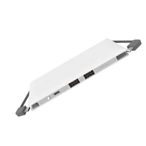 Baterie externa, Fast charging, 2 x USB, cabluri incorporate, 10.000 mAh, Escalate, Alba - Img 3