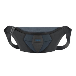 Borseta compacta, multifunctionala, impermeabila, Tigernu, 35x7x15 cm, Neagra cu gri - Img 2