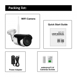 Camera supraveghere exterioara, IP WIFI, tip bullet, comunicare bidirectionala, HD 1920*1080P, 2 MP, carcasa metalica, Escalate G2 - Img 7