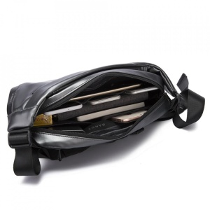 Geanta crossbody/de umar fashion, tip borseta, Bange, Argintie - Img 2