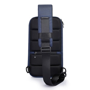 Geanta crossbody, de umar sau de mana, unisex, impermeabila, Bange, 34x17.5x11 cm, Albastra - Img 5