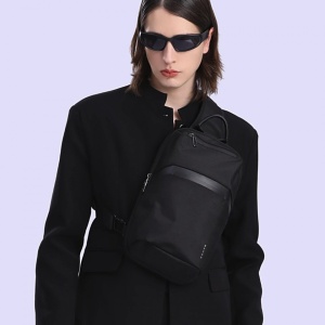 Geanta de mana, de umar sau de piept, business casual, Bange, 36x21x9.5 cm, Neagra - Img 8